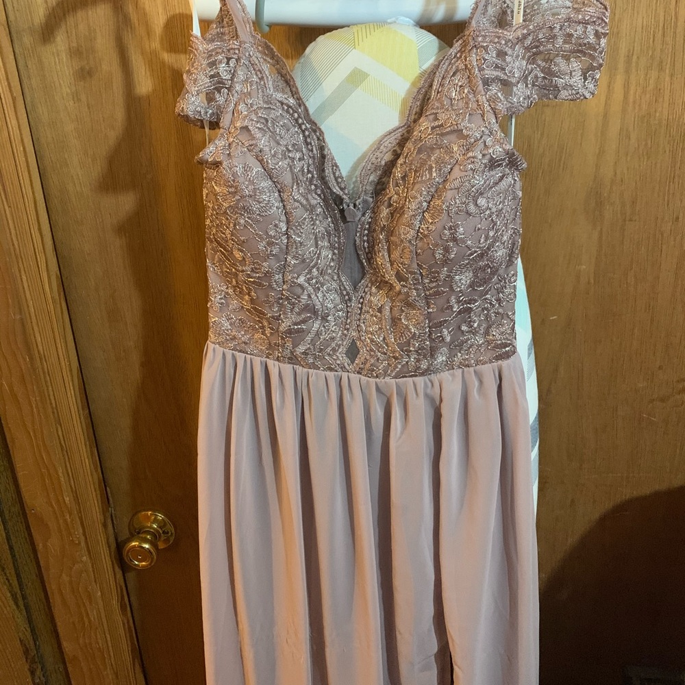 Soieblu off-shoulder formal dress